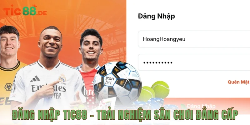 Đăng nhập TIC88 - Trải nghiệm sân chơi đẳng cấp