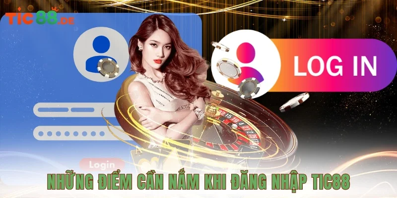 Những điểm cần nắm khi đăng nhập TIC88